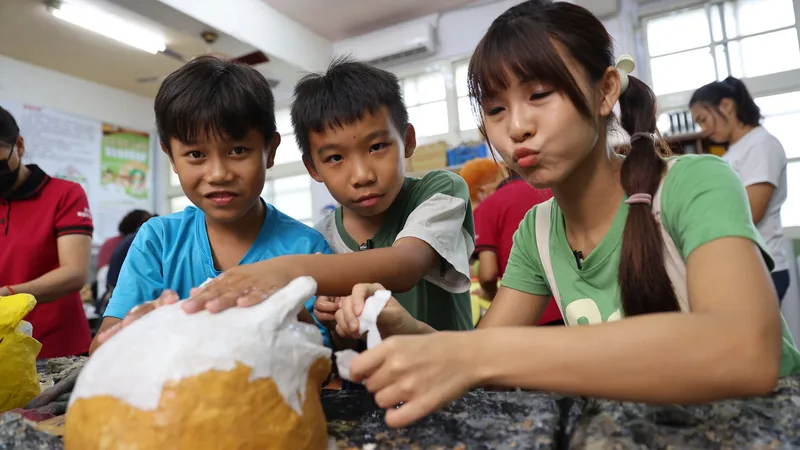 屏東縣餉潭國小｜貓頭鷹校 廢棄家具變巢箱