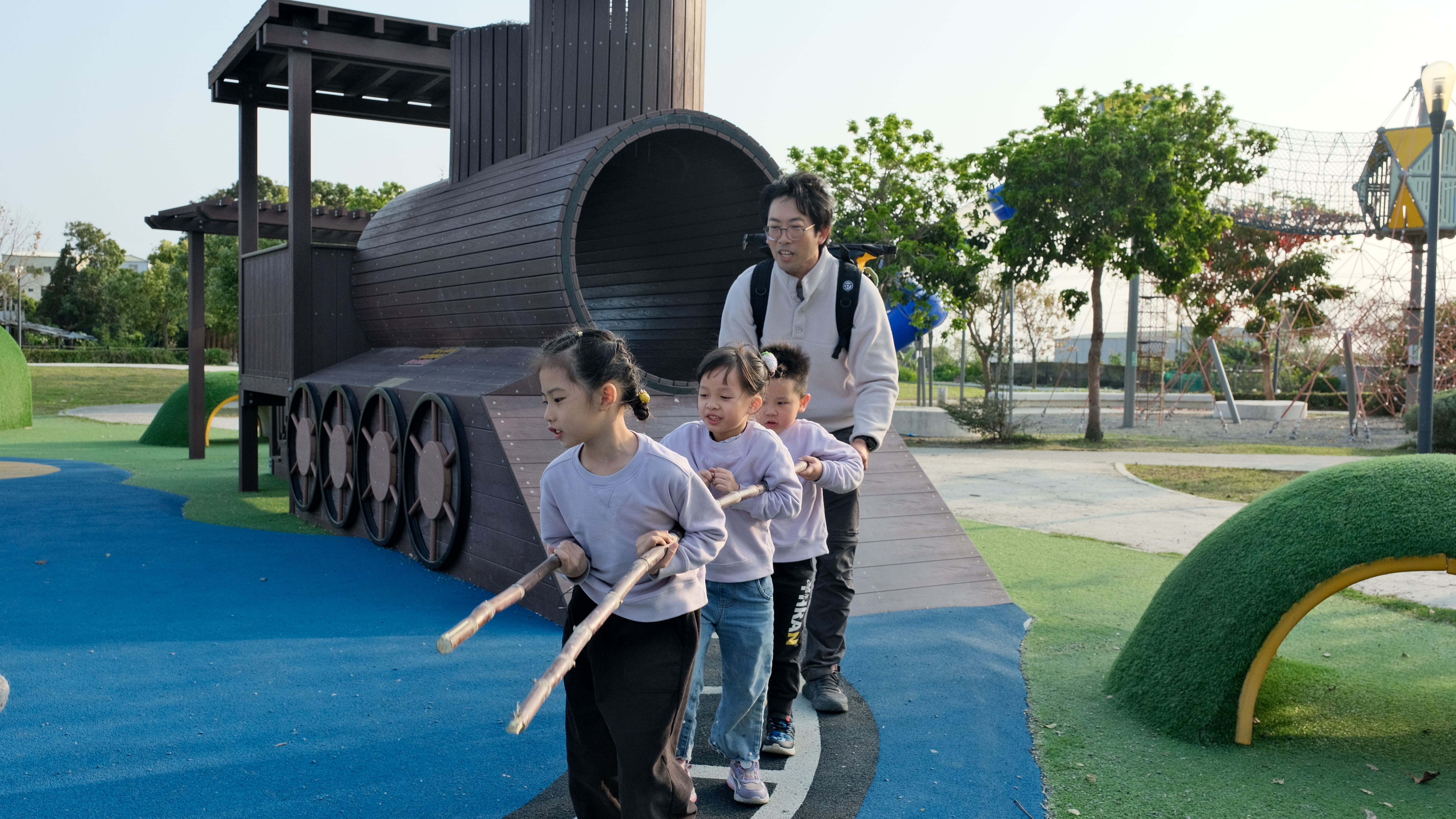 嘟!嘟! 火車到站囉！-溪湖中央公園