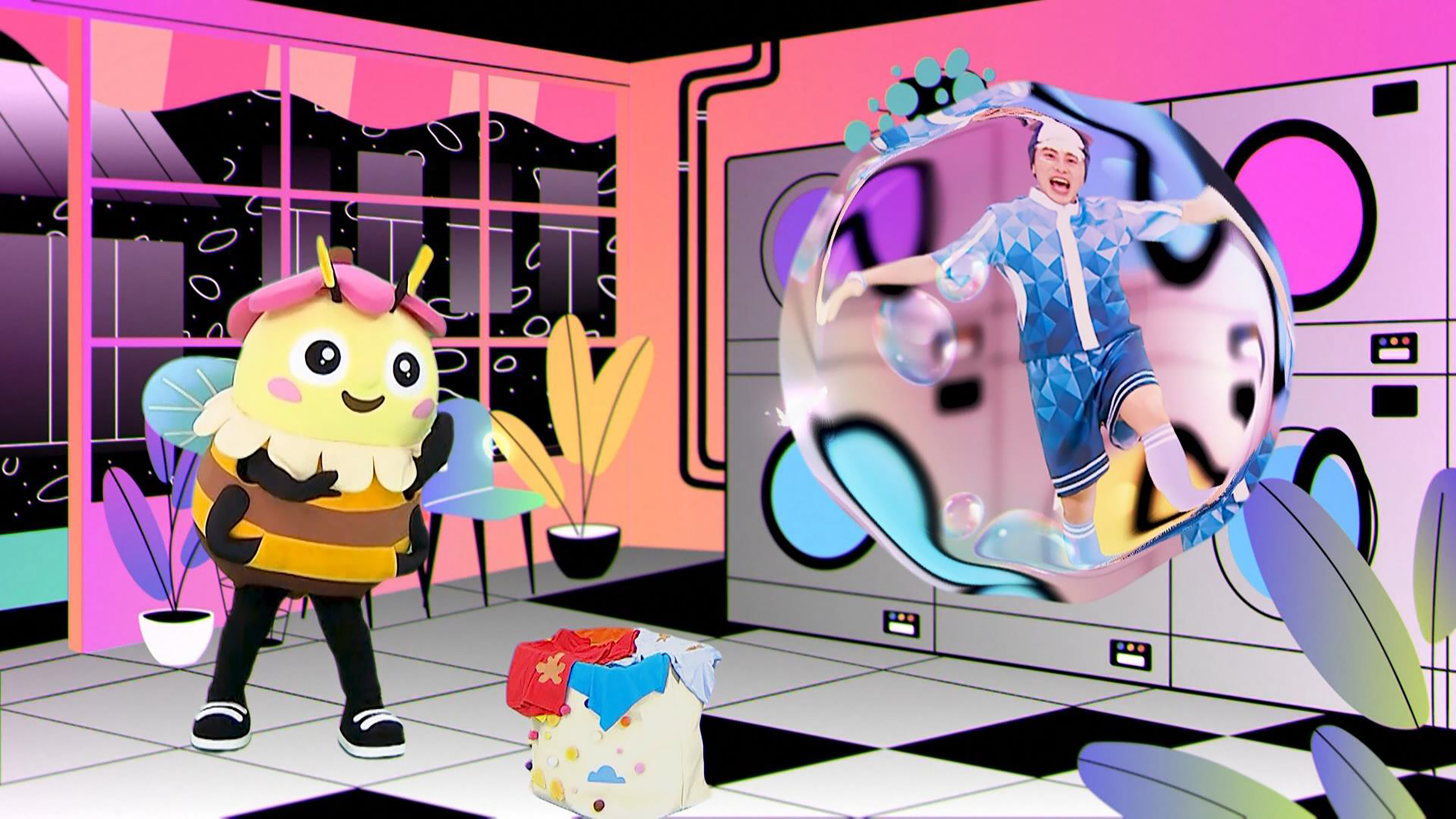 匡噹!無敵洗衣機!